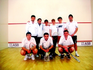 Grand Sport hosted ESF\'s professional Squash trainer, Michael Khan.